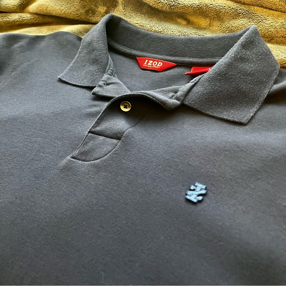 IZOD Luxury‎ Sport Men’s Navy Blue Polo Large